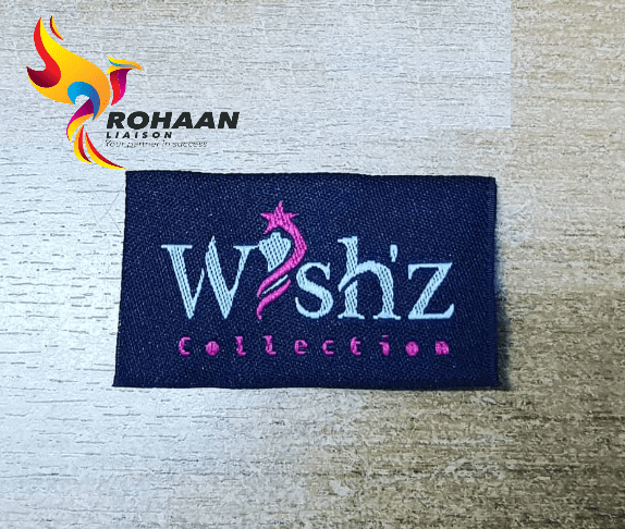 Wish'z brand's woven label manufacture in UAE by Rohaan_Liaison