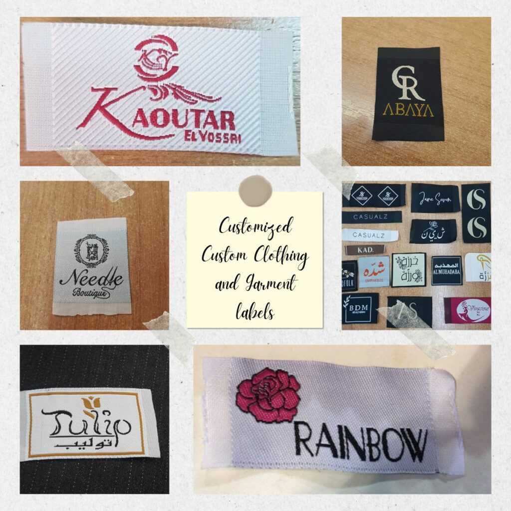 Custom Woven labels for Clothing and garment