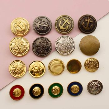 Anchor Shape Metal Suiting Button in uae