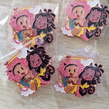 girls enamel pins metallic in uae